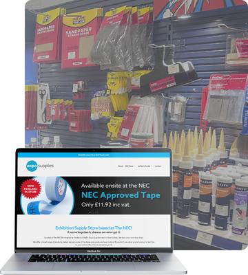 Expo Supplies - Website Design Online Brand Positioning