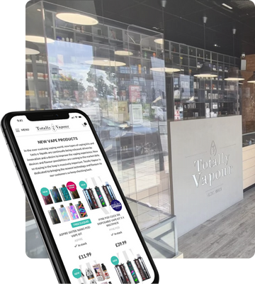 Totally Vapour - SEO Online Brand Positioning